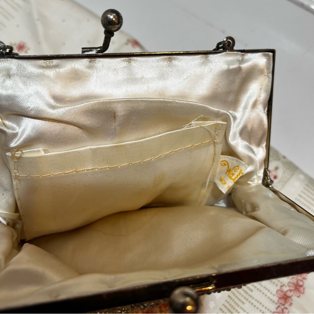 Walborg Metallic Black Beaded Shell Clutch - Picture 3 of 4
